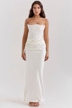 Women’s Strapless Corset Maxi Dress