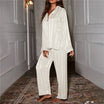 Women’s Striped Pyjamas Set with Long Sleeves