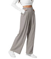 Women’s Wide-Leg Trousers with Elastic Waist