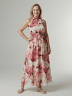 Womens Dress Midi Length with Sleeveless Halter Design – Lightweight Summer Dress for Warm Weather 4