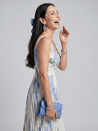 Womens Floral Midi Dress with Square Neckline – Lightweight Summer Dress for Wedding Guests 2
