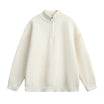 Men Ribbed Half-Zip Knit Jumper